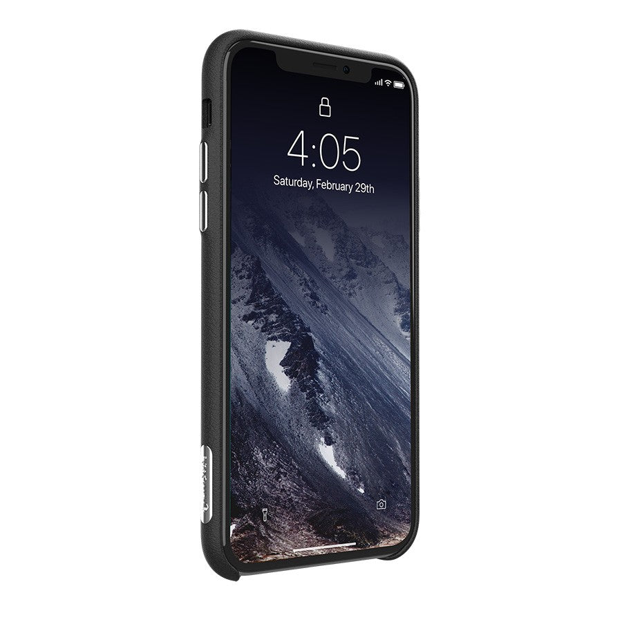 iPhone 11 Pro Max Leather Case | Genuine Leather | BandWerk Germany Munich | Ostrich | Black Gold